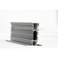 Recubrimiento de perfiles de aluminio con polvo de plata